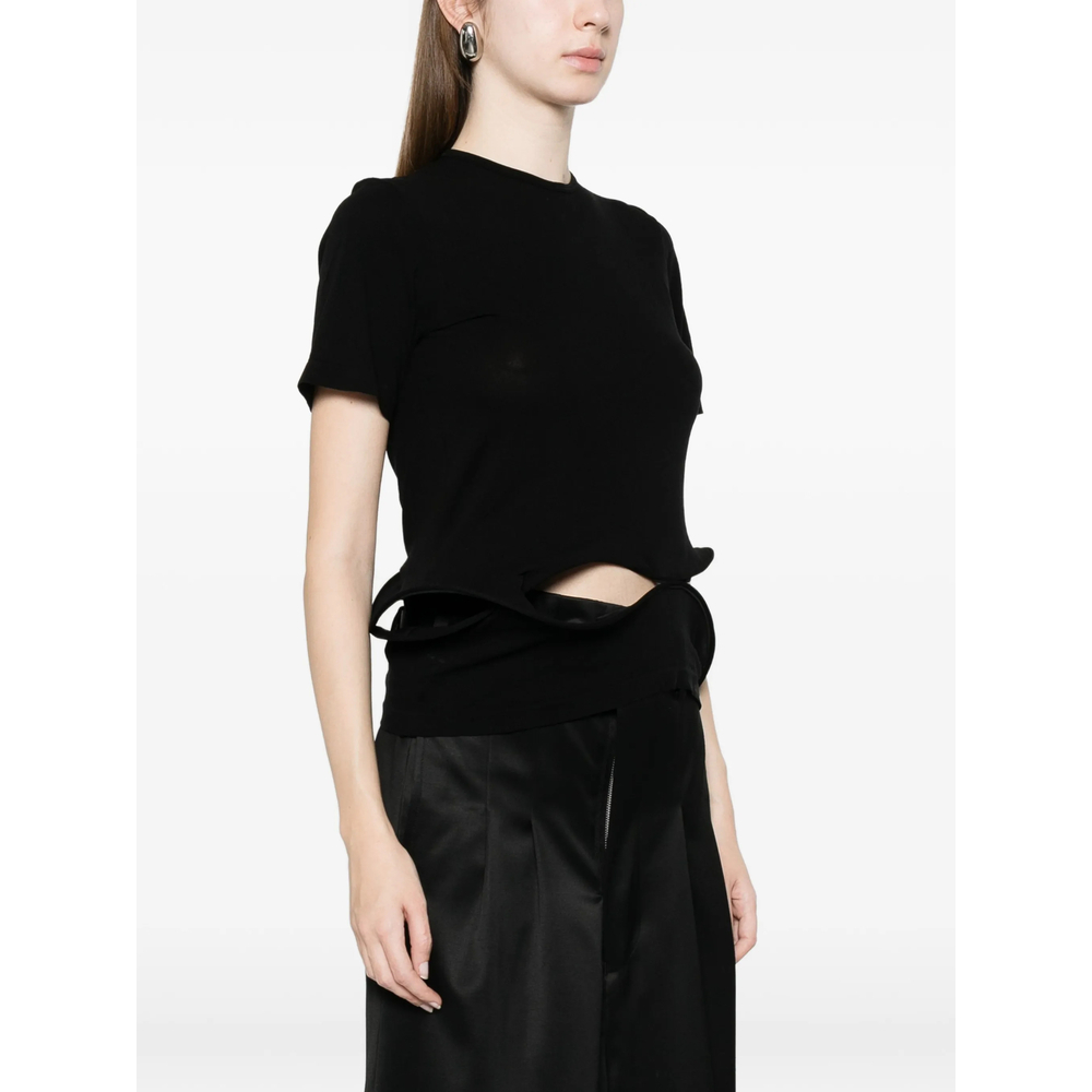 [Junya Watanabe] T-shirts Short Sleeve SS26 JQ-T040  BLACK