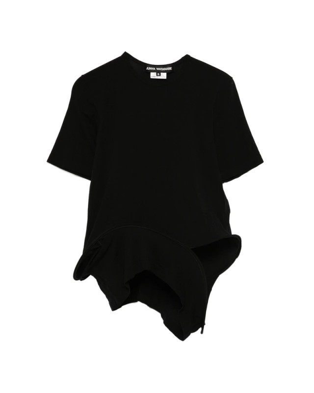 [Junya Watanabe] T-shirts Short Sleeve SS26 JQ-T040  BLACK