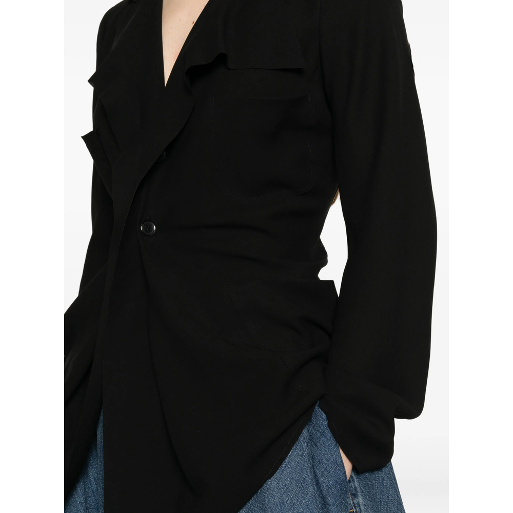 [Junya Watanabe] Shirts Long Sleeve SS26 JQ-J012  BLACK