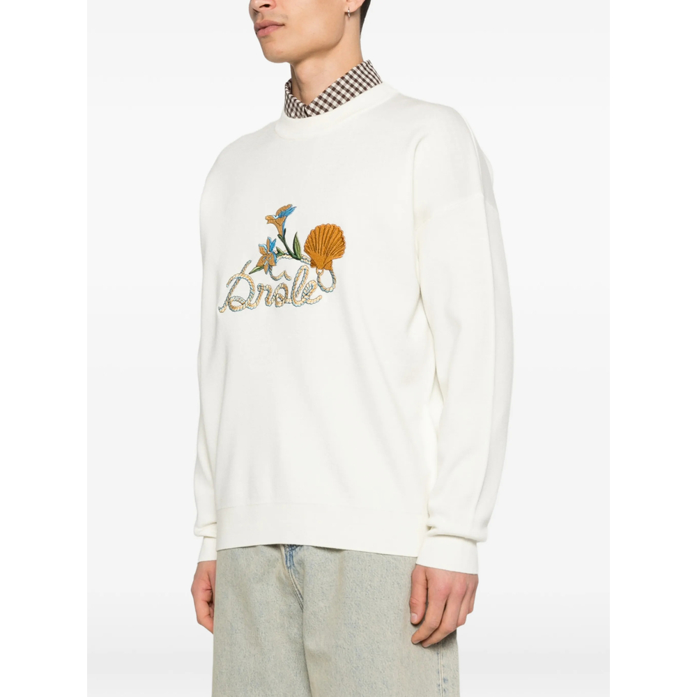 [DROLE DE MONSIEUR] Sweatshirt SS26 K-PO214 WO007 OFFWH