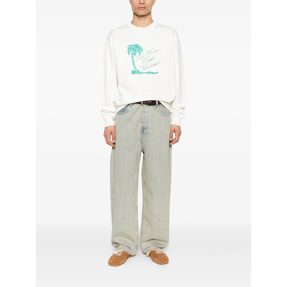 [DROLE DE MONSIEUR] Sweatshirt SS26 K-SW190 CO127 OFFWH