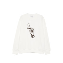[DROLE DE MONSIEUR] Sweatshirt SS26 K-SW204 CO127 OFFWH