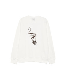 [DROLE DE MONSIEUR] Sweatshirt SS26 K-SW204 CO127 OFFWH