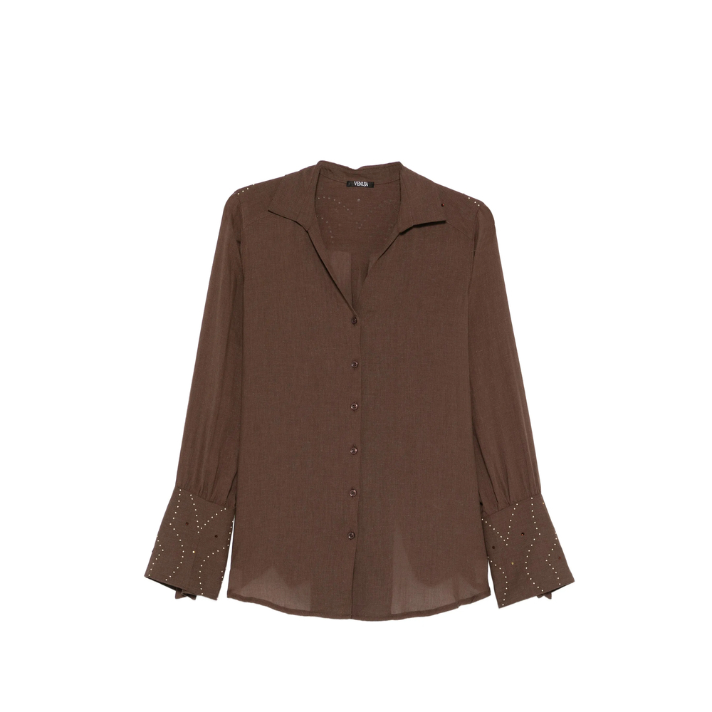 [Venuja] Shirts Long Sleeve SS26 ST008A  CAFE