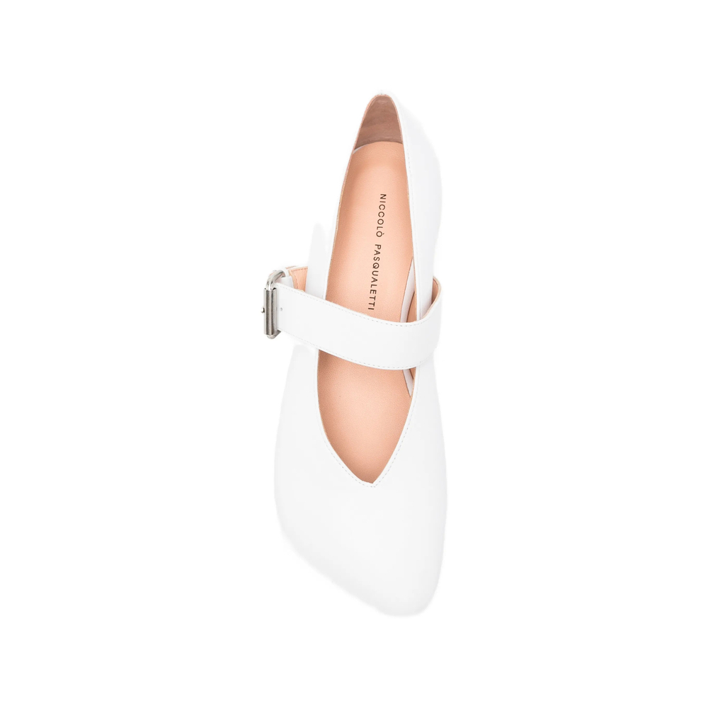 [Niccolò Pasqualetti] Boots SS26 FO04 LEA WHITE