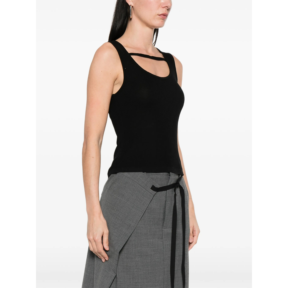 [Niccolò Pasqualetti] Tank top SS26 KU58A COYA BLACK