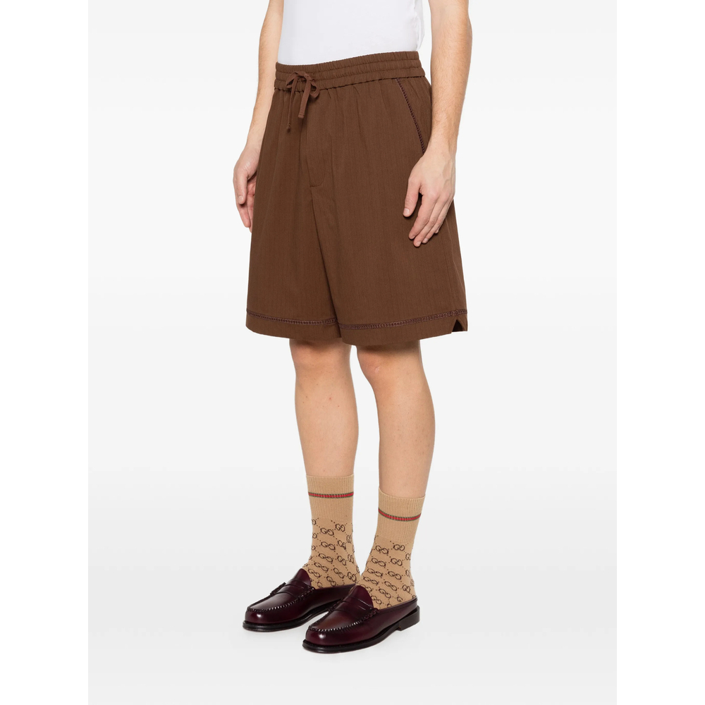 [DROLE DE MONSIEUR] Shorts SS26 K-BS178 CO278 BROWN