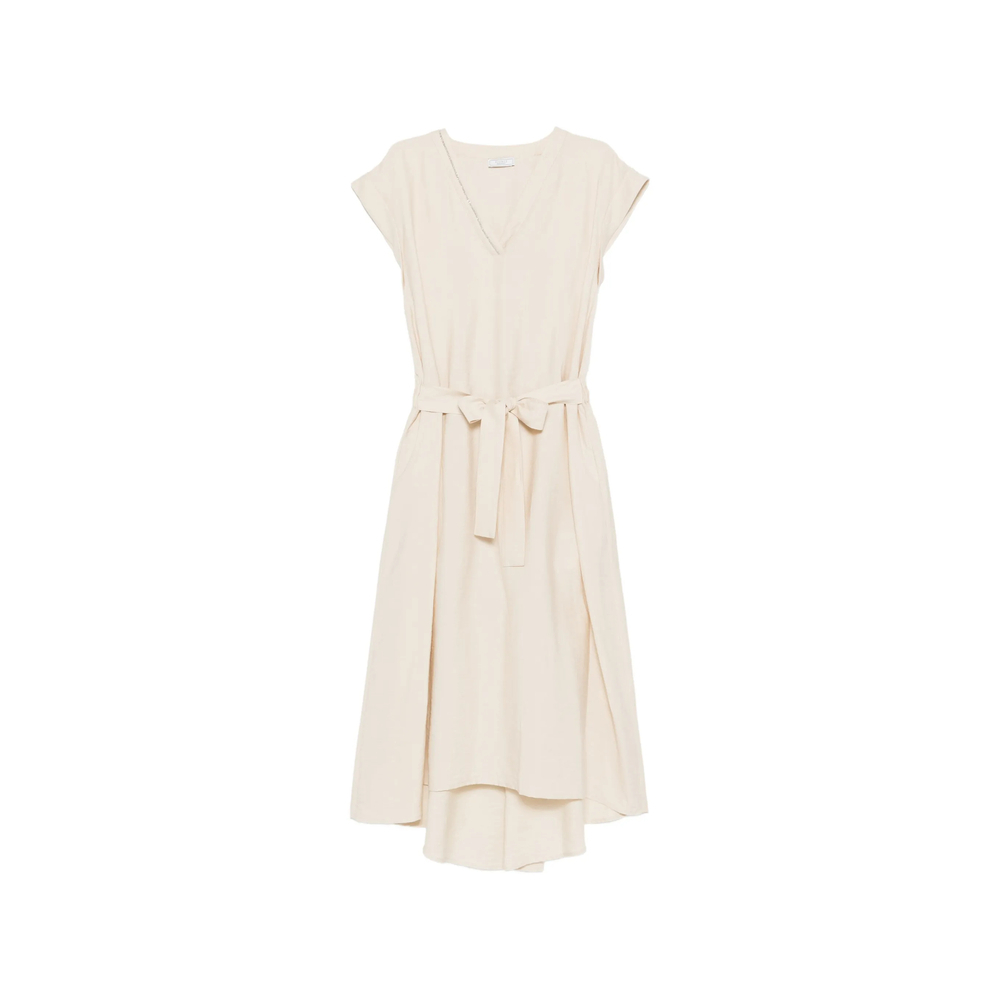 [Peserico] Short sleeve dress SS26 A02223 05435 144