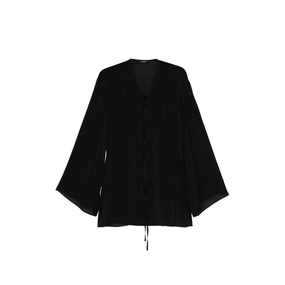 [Bondi Born] Long sleeve dress SS26 CU835NT CREMONA BLK