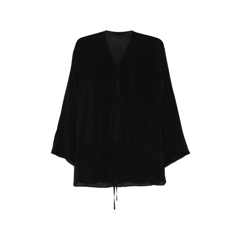 [Bondi Born] Long sleeve dress SS26 CU835NT CREMONA BLK
