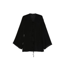 [Bondi Born] Long sleeve dress SS26 CU835NT CREMONA BLK