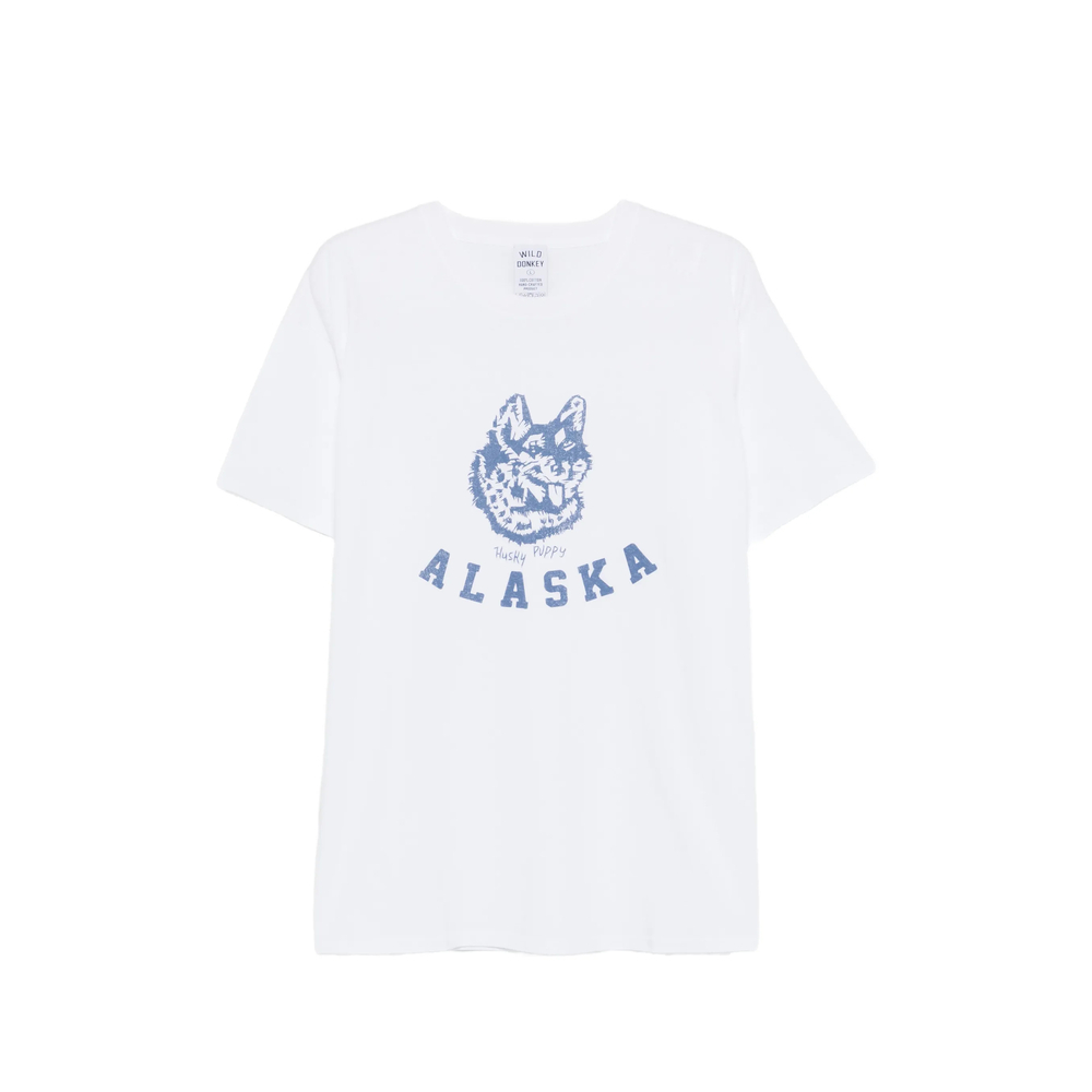 [WILD DONKEY] T-shirts Short Sleeve SS26 WDCO 188 WHITE