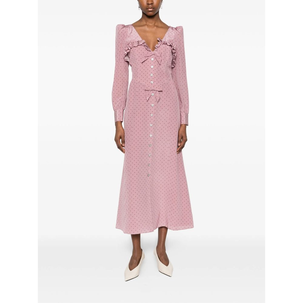 [Alessandra Rich] Long sleeve dress SS26 FABX4314 F4686 1941