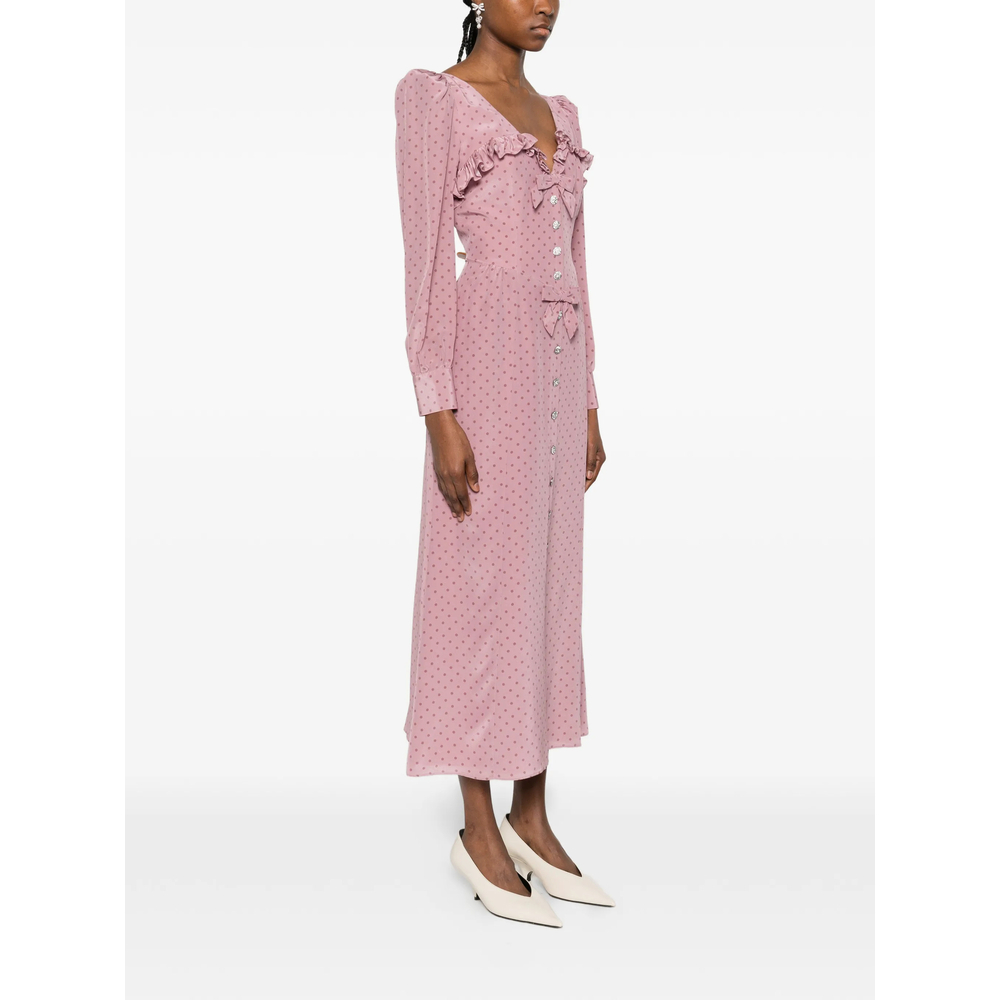 [Alessandra Rich] Long sleeve dress SS26 FABX4314 F4686 1941