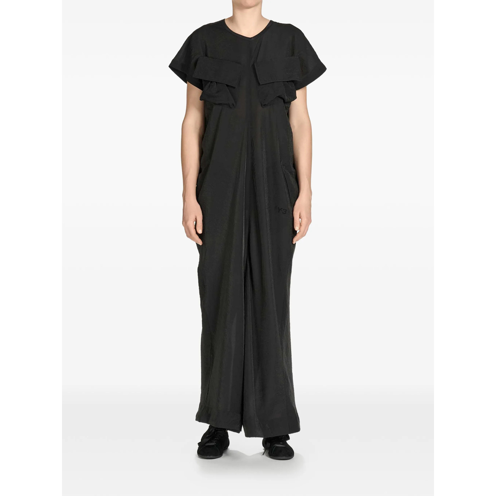 [Y-3] Jump suit SS26 KS2456  BLACK