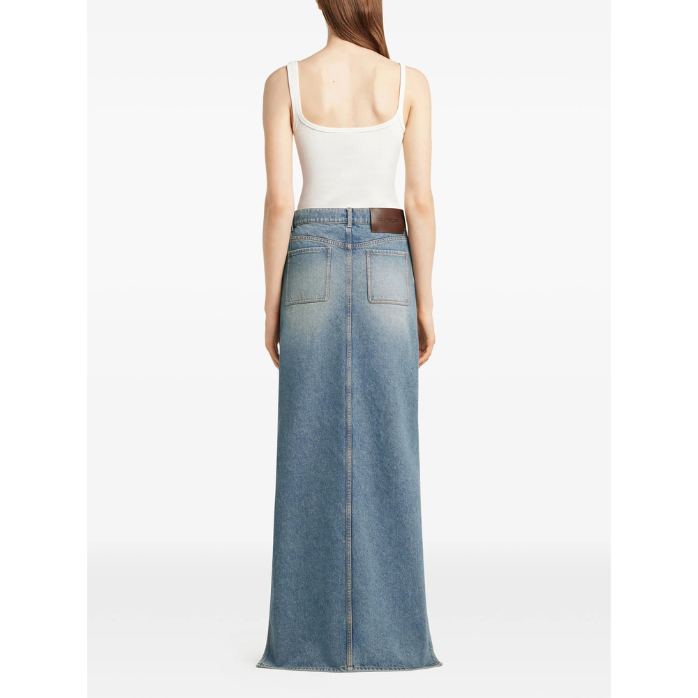 [Courreges] Long skirt SS26 126DJU346DE 0058 7055