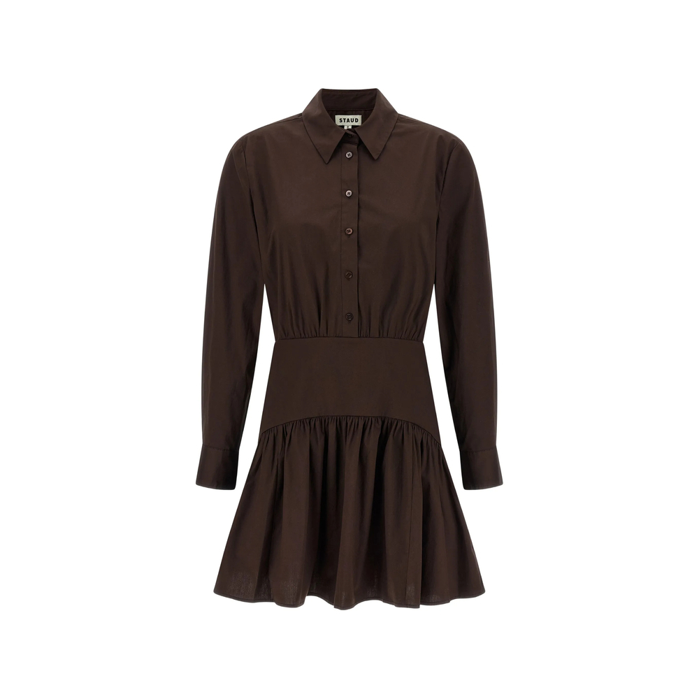 [Staud] Long sleeve dress SS26 R26R2348PO  EART