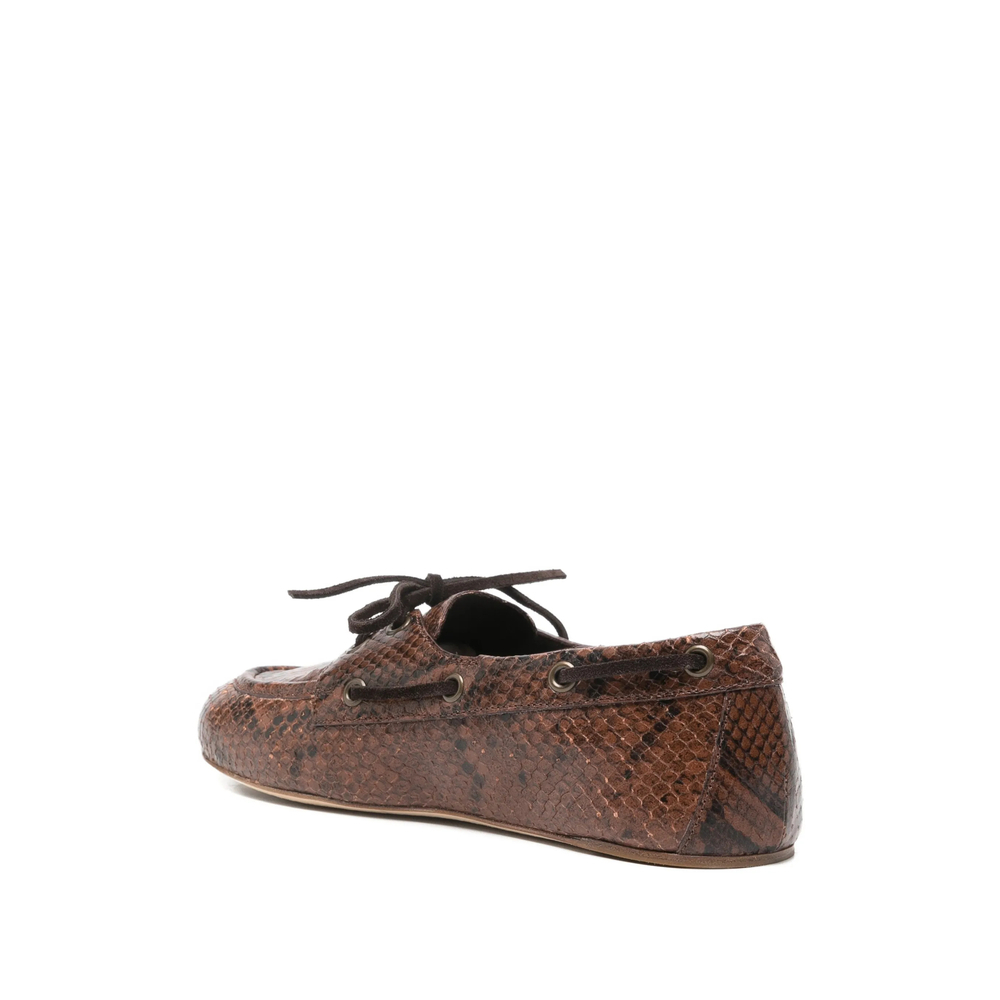 [3juin] Loafer SS26 ALEX 005 SNAKE EBONY