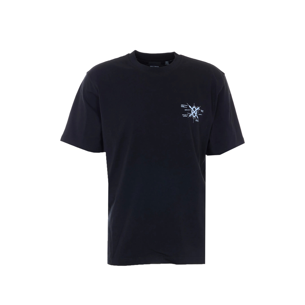 [Daily Paper] T-shirts Short Sleeve SS26 2610010 SHIELD EVO BLACK