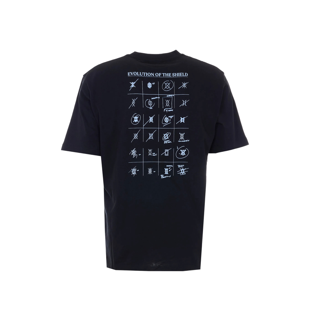 [Daily Paper] T-shirts Short Sleeve SS26 2610010 SHIELD EVO BLACK