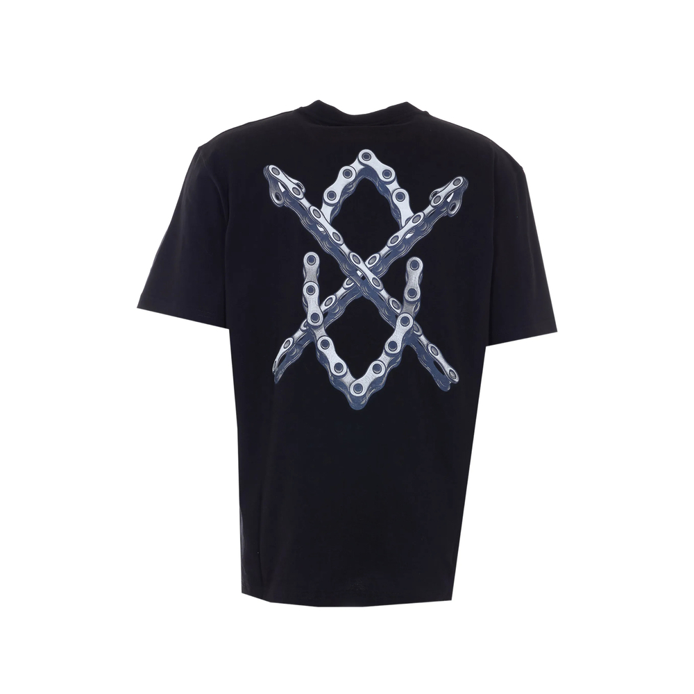 [Daily Paper] T-shirts Short Sleeve SS26 2610042 CHAIN SHIE BLACK