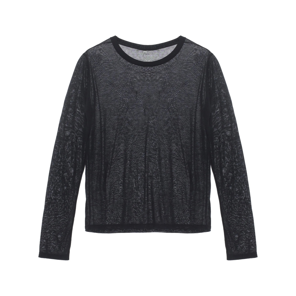 [BASERANGE] T-shirts Long Sleeve FW26 TOLS-BL LONG SLEEV BLACK