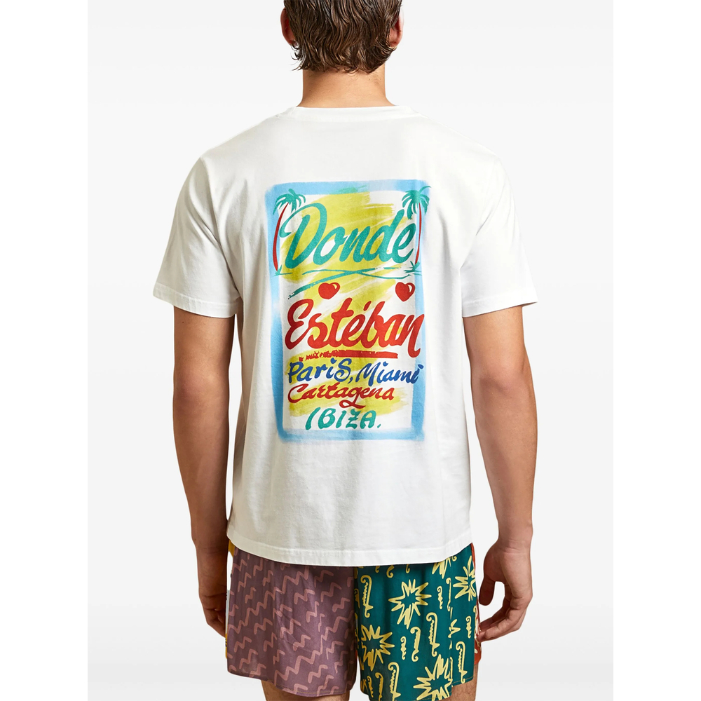 [Donde Esteban] T-shirts Short Sleeve SS26 D01-TS01A  WHITE