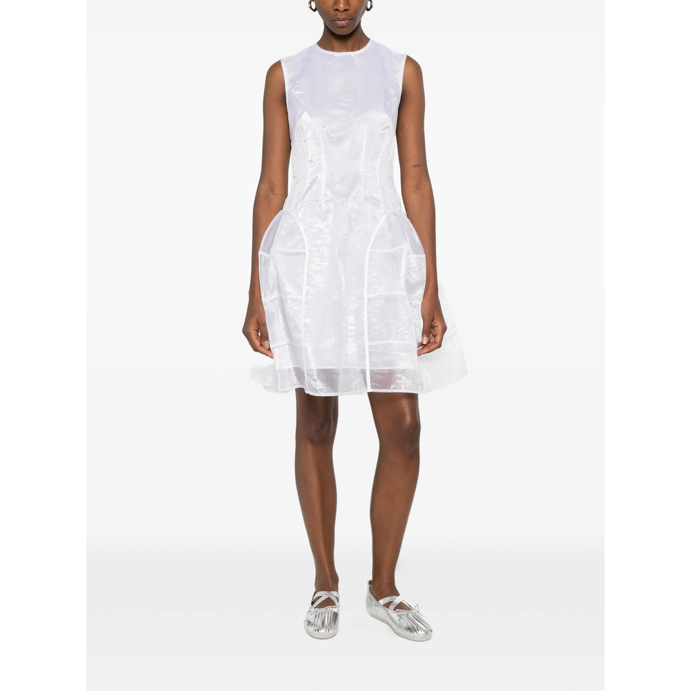 [Cecilie Bahnsen] Sleeveless dress SS26 RTW10014 CLAUDIE WHITE