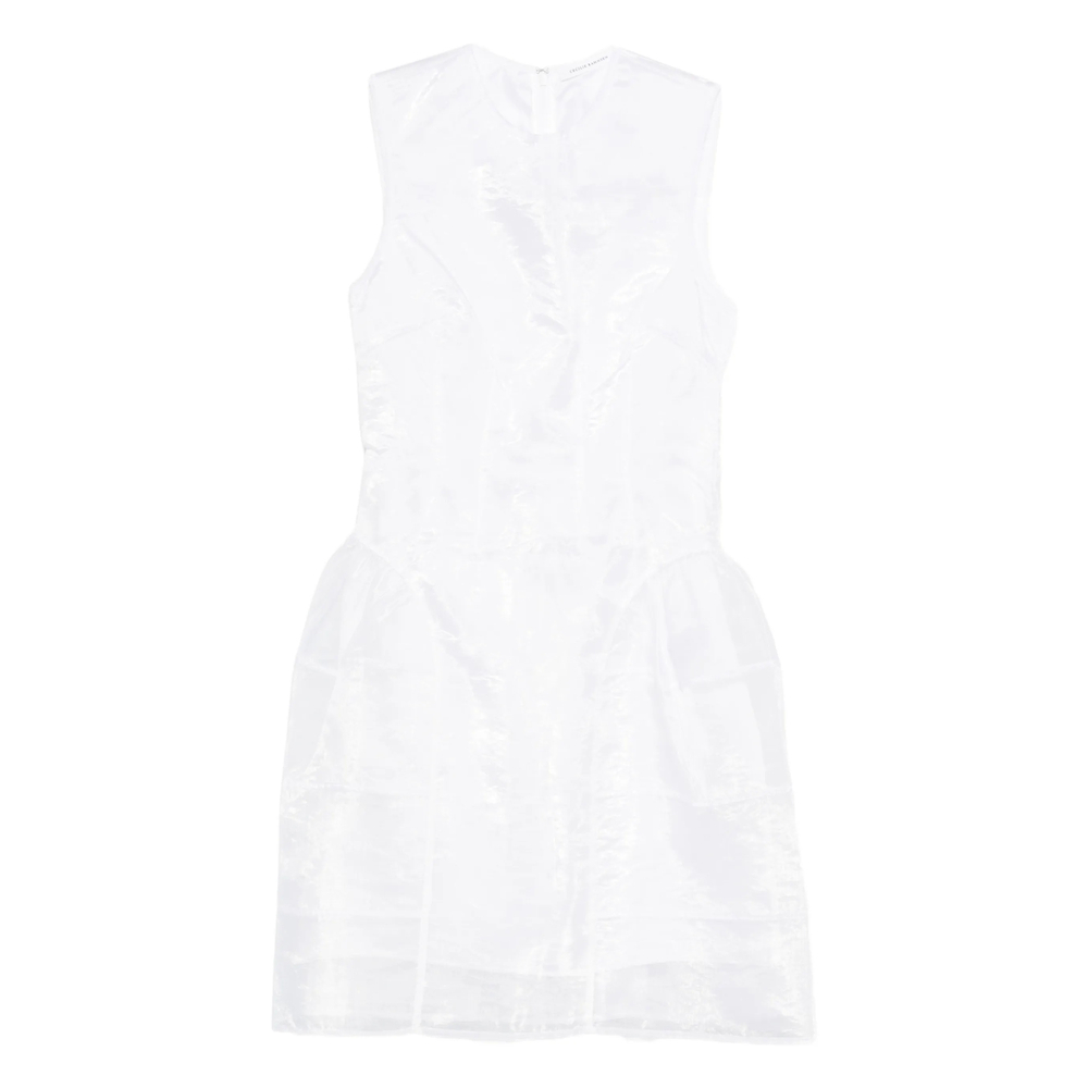 [Cecilie Bahnsen] Sleeveless dress SS26 RTW10014 CLAUDIE WHITE