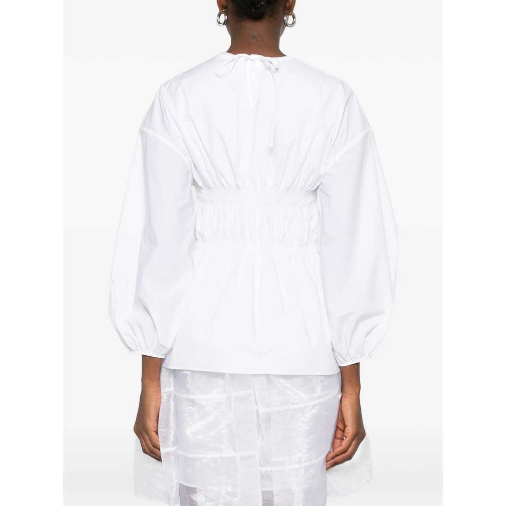 [Cecilie Bahnsen] Blouse SS26 RTW11003 CAMRYN WHITE