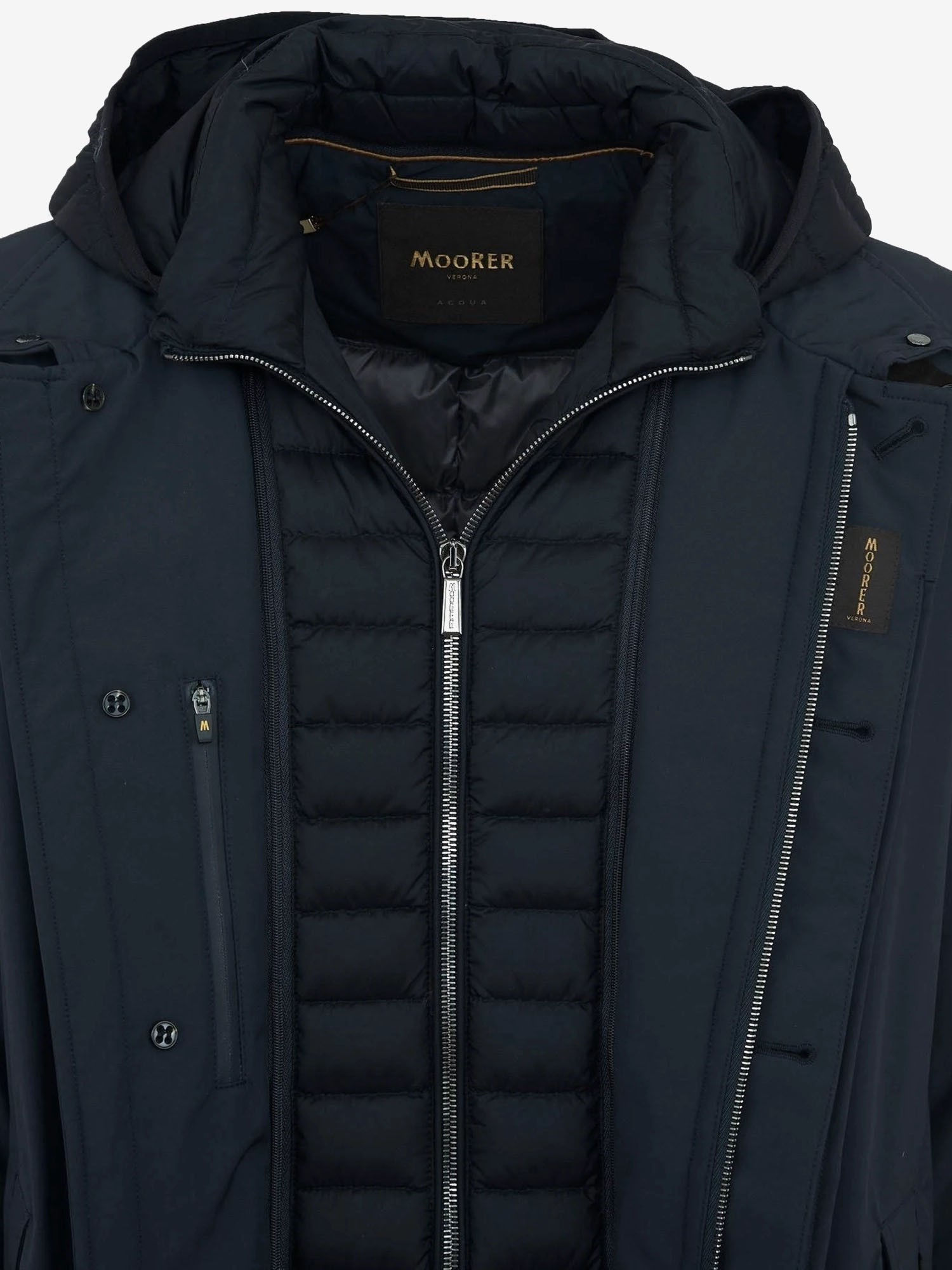 [Moorer] Down Jacket FW26 RAFFAELLOSTPBLU