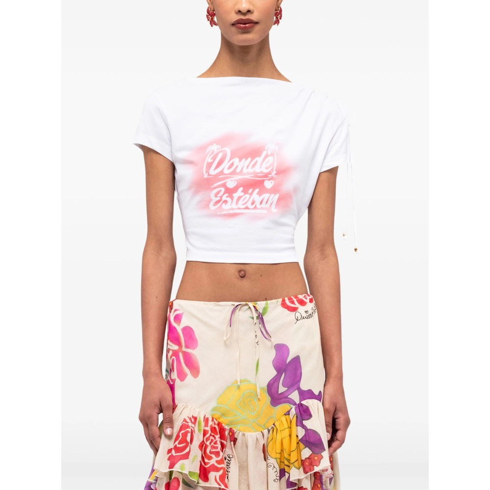 [Donde Esteban] T-shirts Short Sleeve SS26 D4.1-TEE-232  WHITE