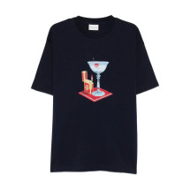 [DROLE DE MONSIEUR] T-shirts Short Sleeve SS26 J-TS291 CO002 NAVY