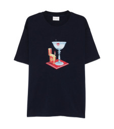 [DROLE DE MONSIEUR] T-shirts Short Sleeve SS26 J-TS291 CO002 NAVY