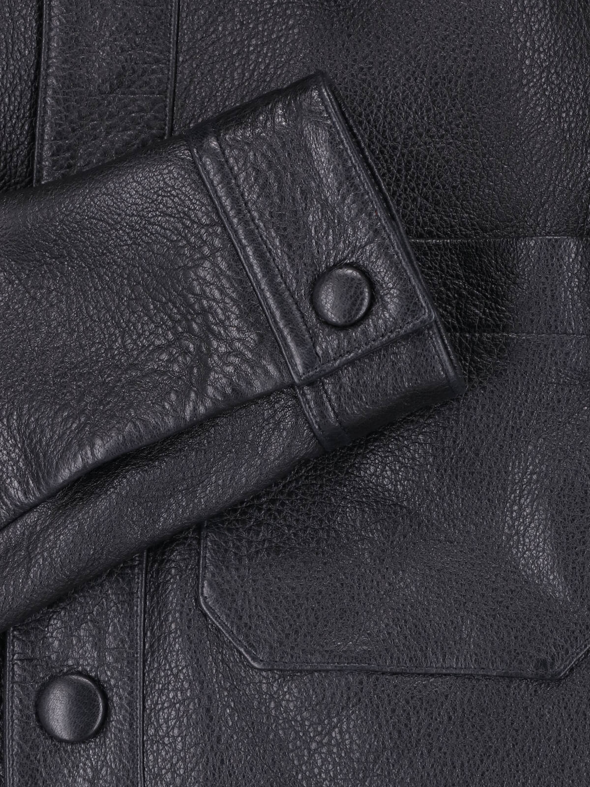 [FRAME] Leather Jacket FW26 WP26LJA017BLK