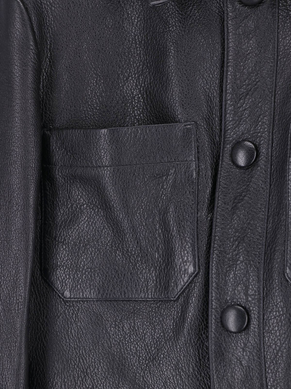 [FRAME] Leather Jacket FW26 WP26LJA017BLK