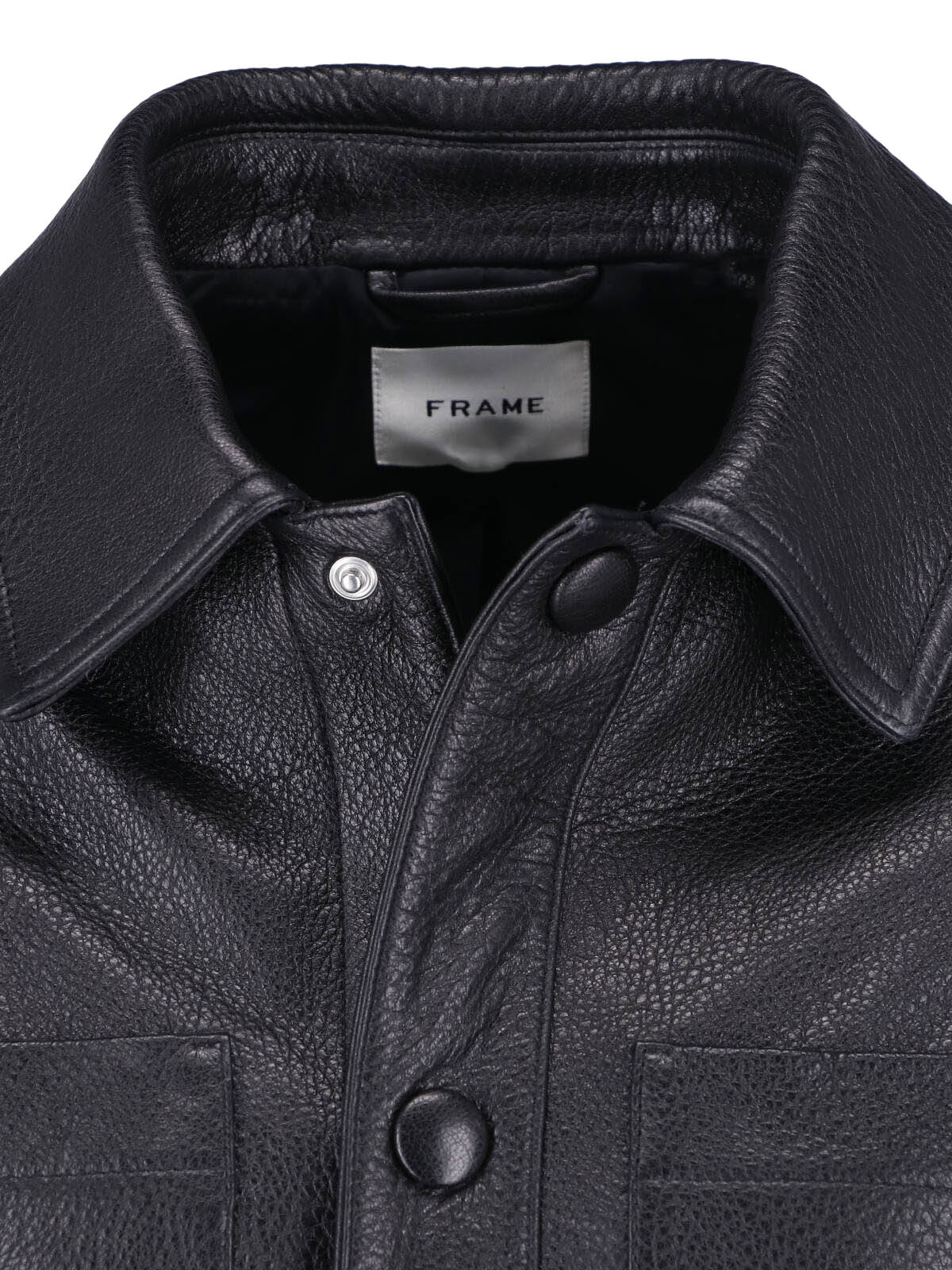 [FRAME] Leather Jacket FW26 WP26LJA017BLK