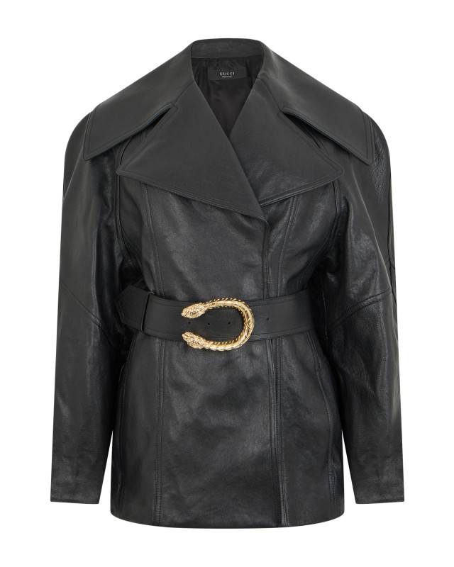[Gucci] Leather Jacket FW26 864822XNBC1_1000