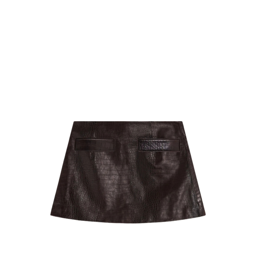 [THE FRANKIE SHOP] Mini skirt SS26 RORY  DKBRO