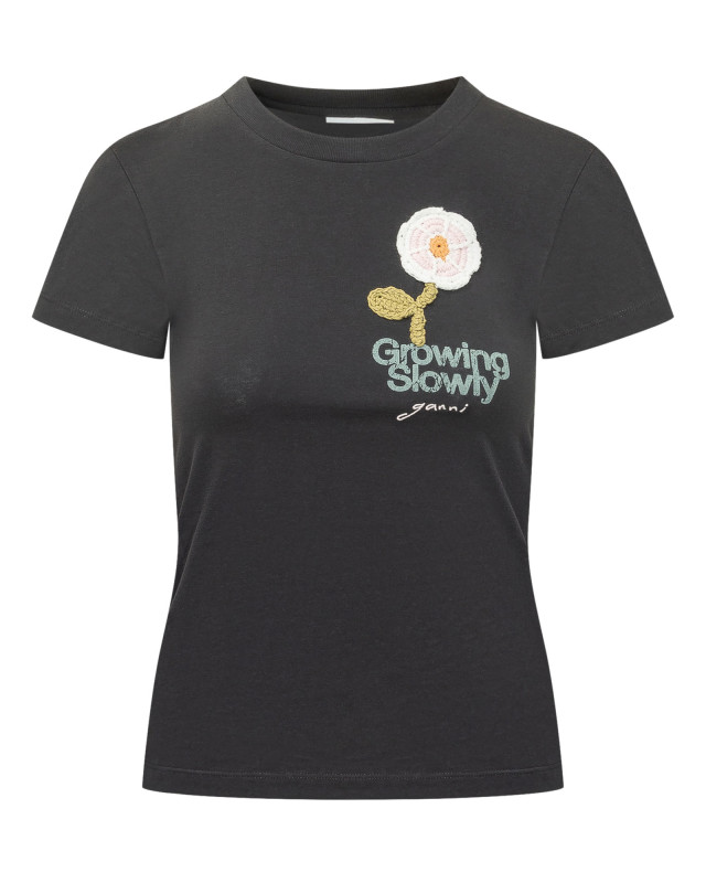 [GANNI] T-shirts Short Sleeve SS26 A1050178 252