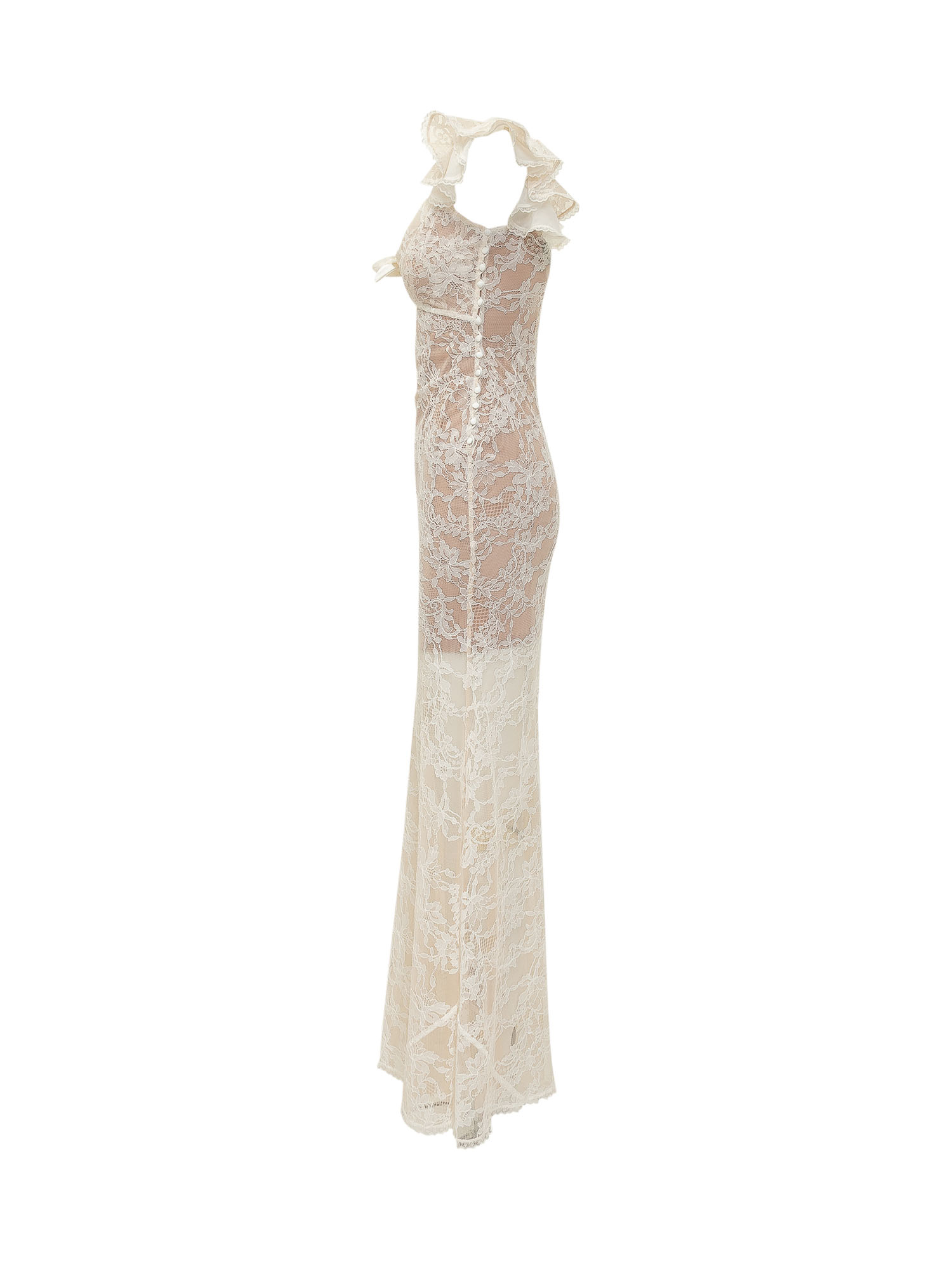 [Self-portrait] Sleeveless dress SS26 SS26259XC CREAM