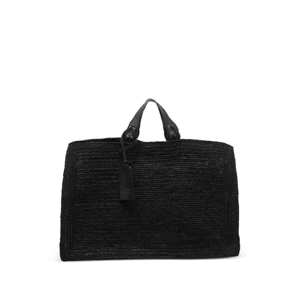 [Ibeliv] Tote bag SS26 QUADRA  BLACK
