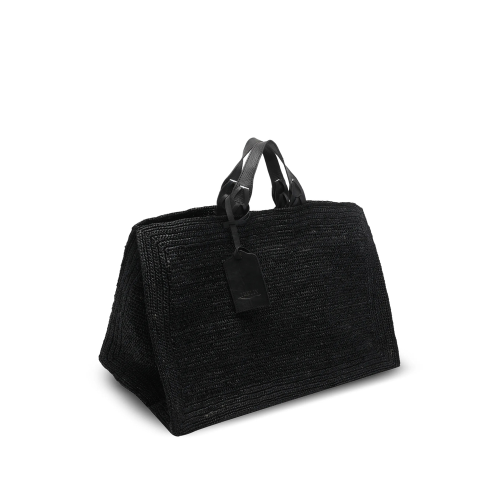 [Ibeliv] Tote bag SS26 QUADRA  BLACK