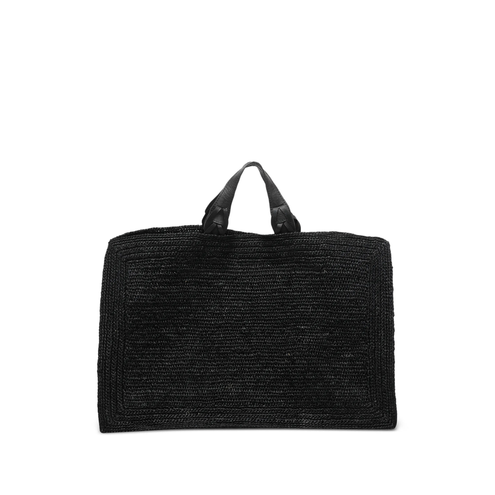 [Ibeliv] Tote bag SS26 QUADRA  BLACK
