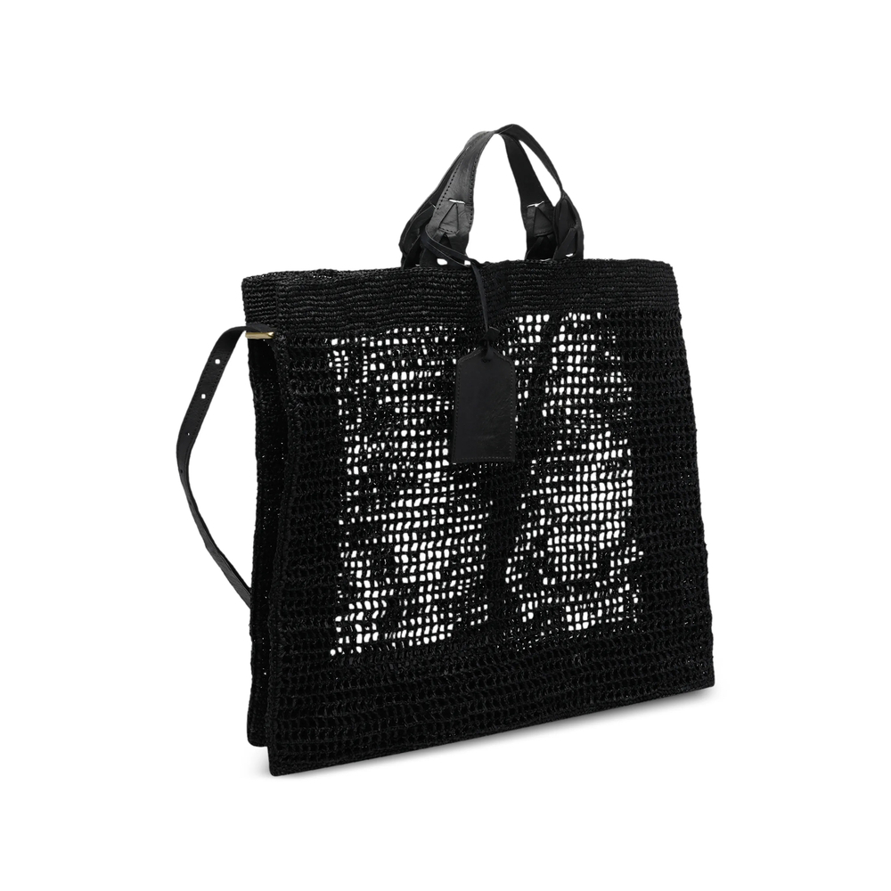 [Ibeliv] Cross body bag SS26 OCEAN  BLACK