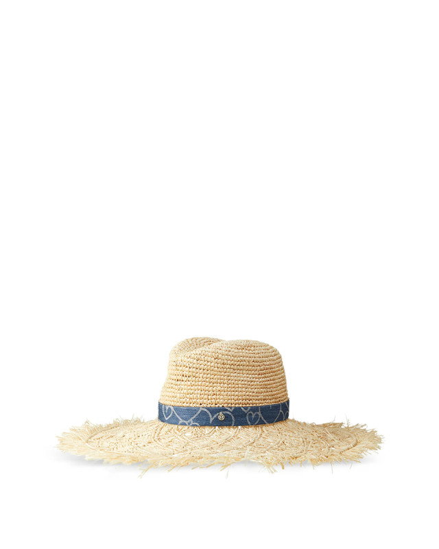 [Maison Michel] Hat SS26 1645001001 BIG SHERYL DENIM