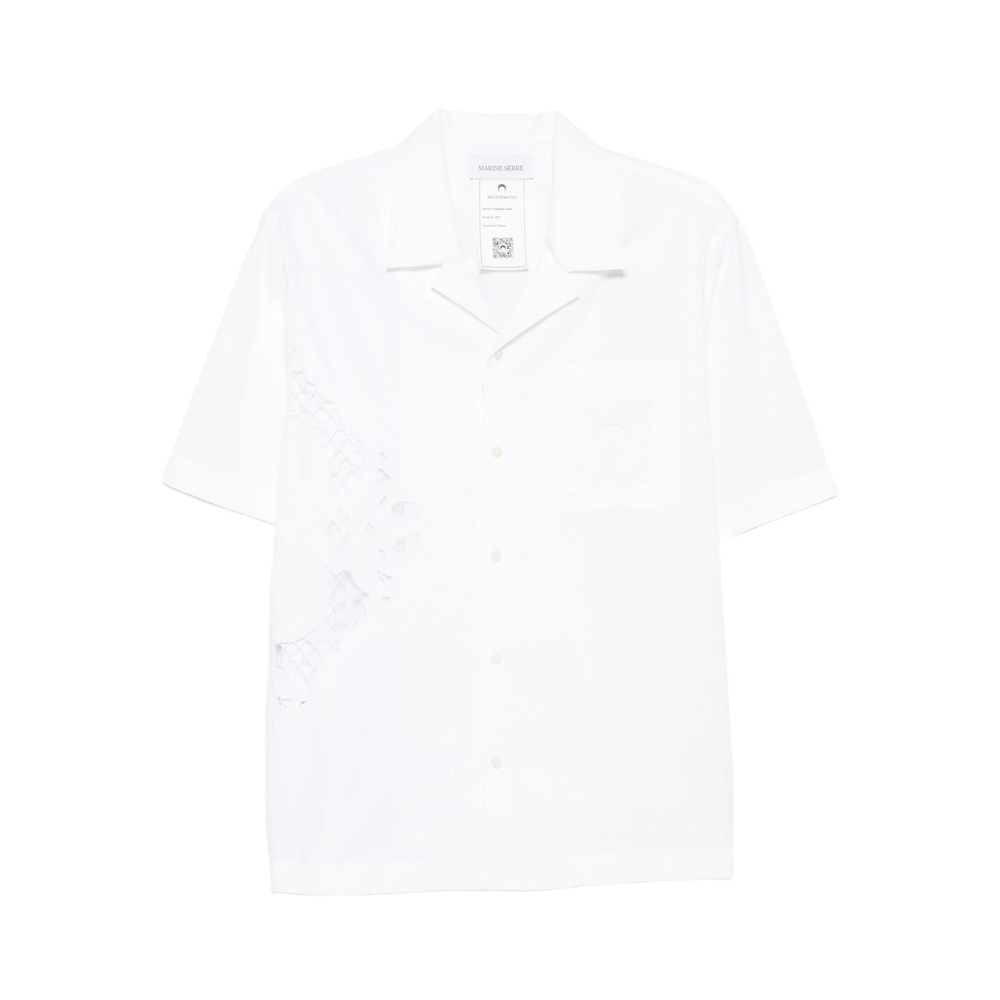 [MARINE SERRE] Shirts Short Sleeve SS26 USI016A UWOV0045 WH20