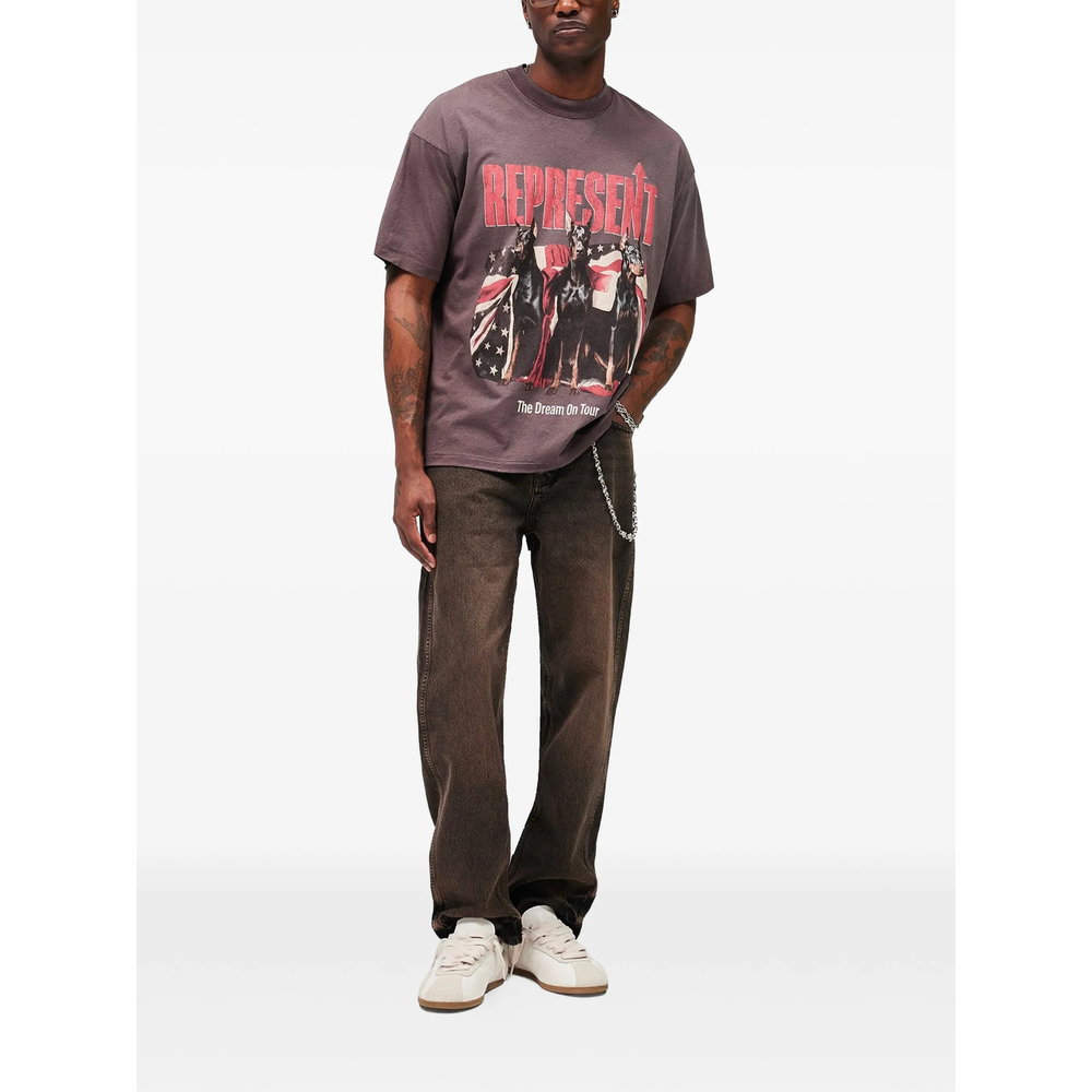 [Represent] Trousers SS26 MLM100499-16  BARK