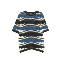 [Daily Paper] T-shirts Short Sleeve SS26 2610006 KENTE STRI WGREY