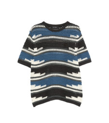 [Daily Paper] T-shirts Short Sleeve SS26 2610006 KENTE STRI WGREY